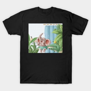 Cute elephant and crocodile T-Shirt